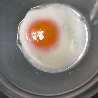 レンジで作る温泉卵